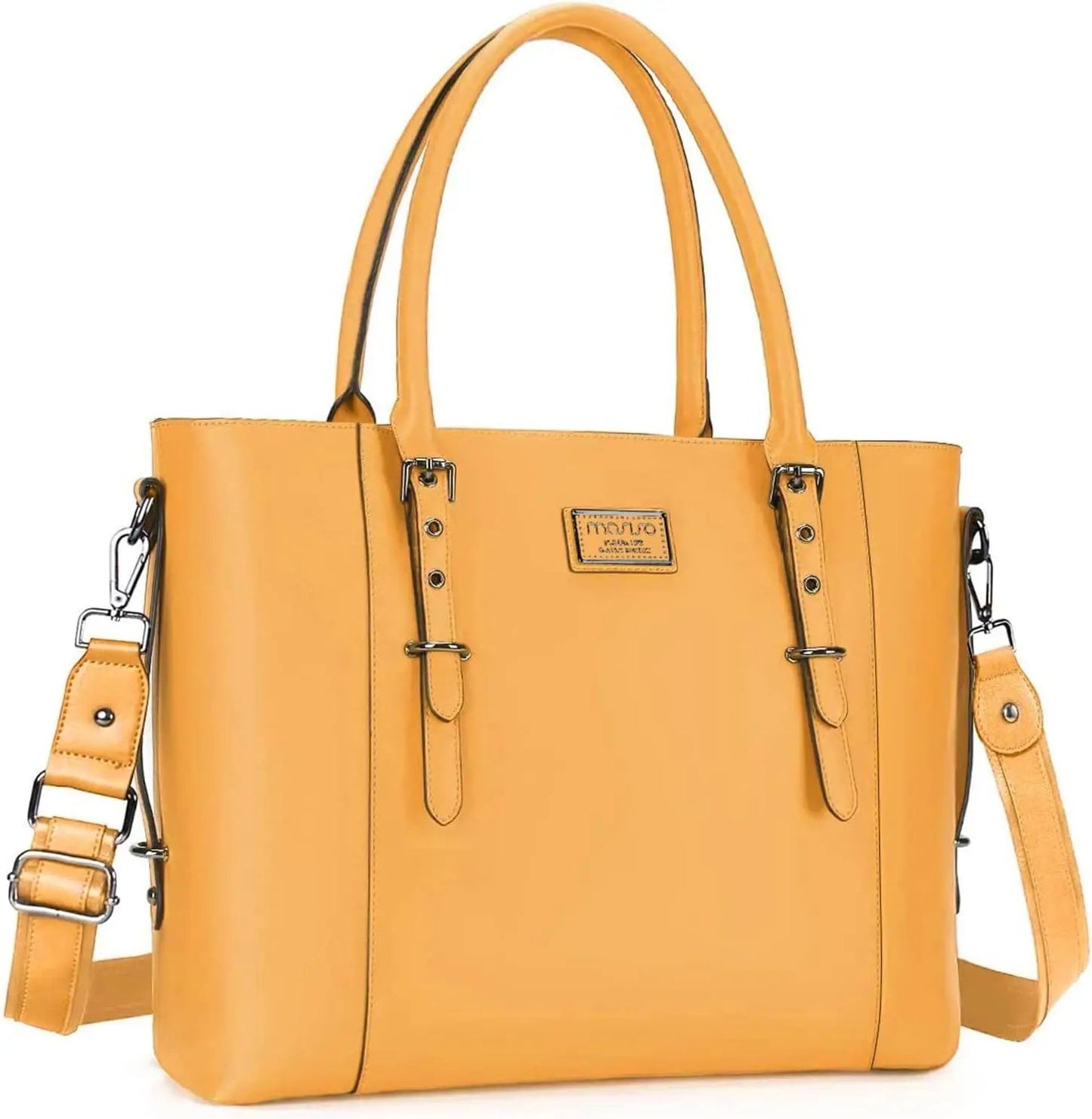 Women's 17 inch Laptop Tote The Store Bags Mustard Yellow 17.3 inch