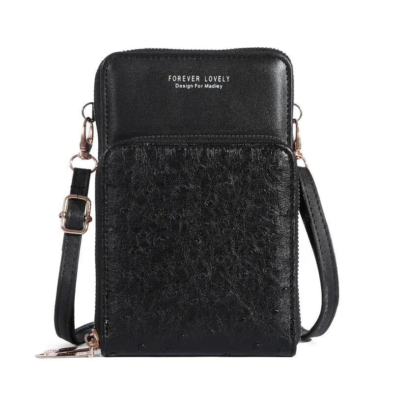 Leather Phone Pouch Crossbody