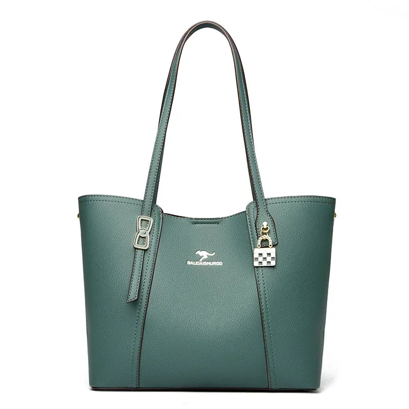 Bolsa tote de piel
