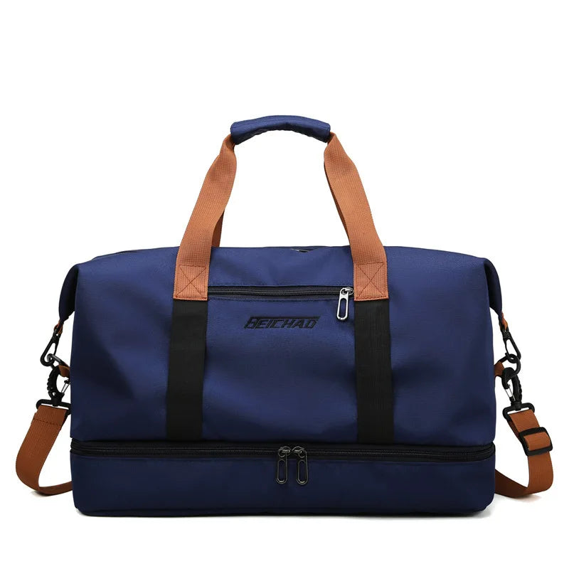 Womens Gym Bag With Separate Shoe Compartment The Store Bags Blue