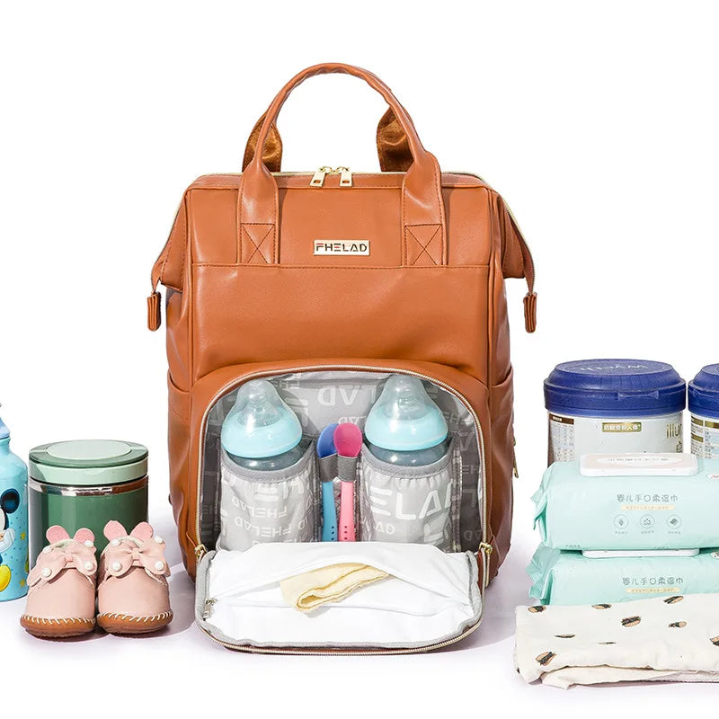Vegan Leather Diaper Bag The Store Bags