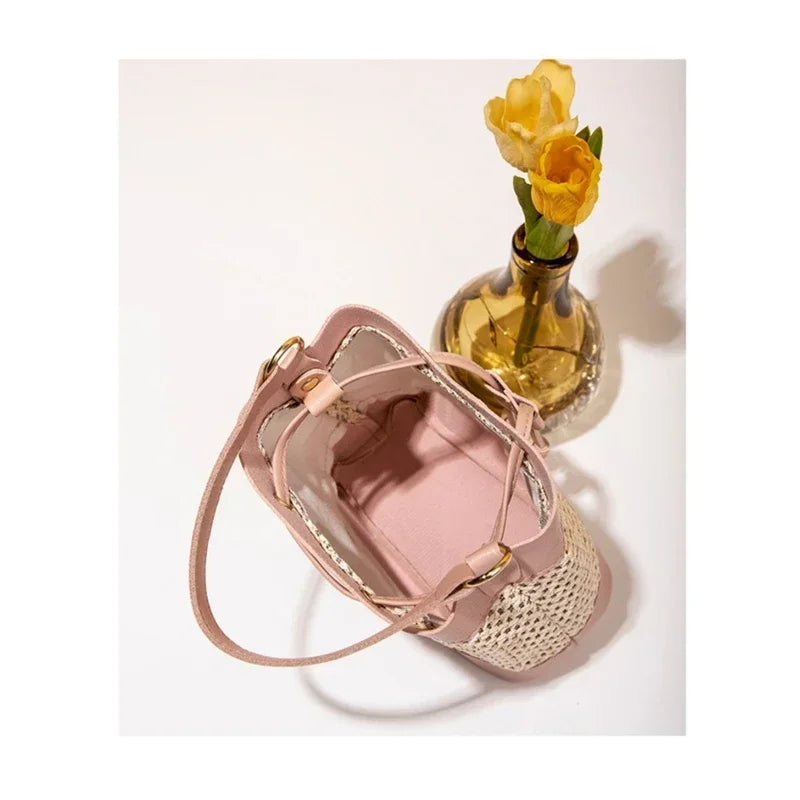 Straw Box Bag