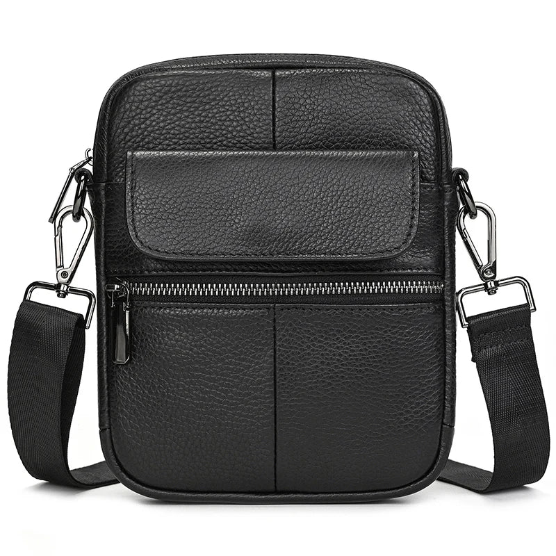 Vertical Leather Tablet Bag