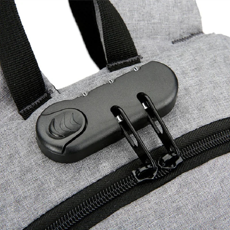 Backpack With Locking Zippers