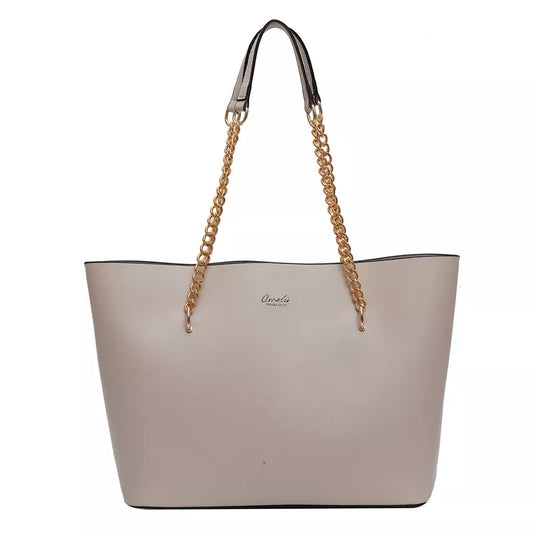 Chain Handle Tote The Store Bags Beige