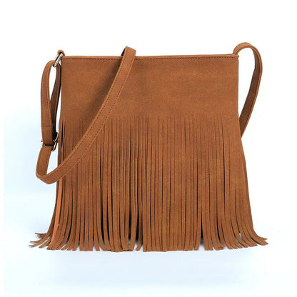 Boho Western Fringe Purse The Store Bags brown 