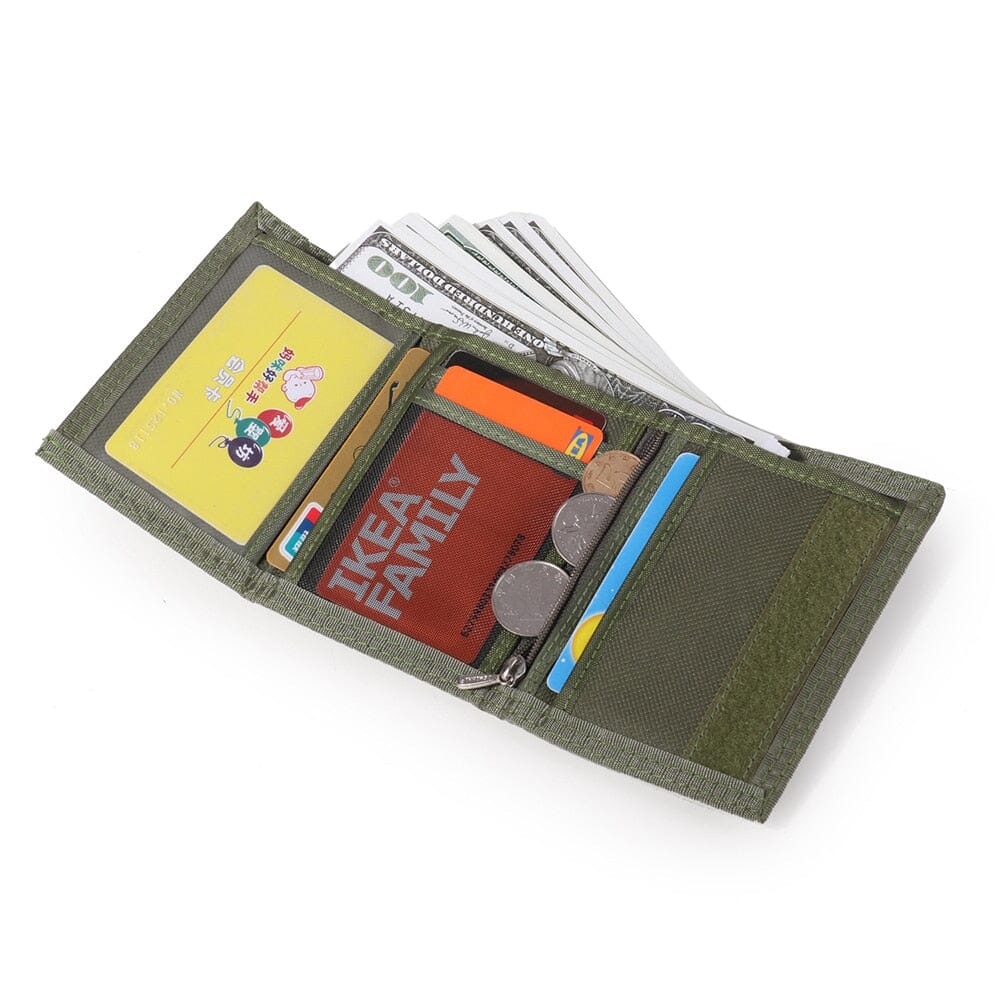 Mens Nylon Bifold Wallet Tactical The Store Bags 