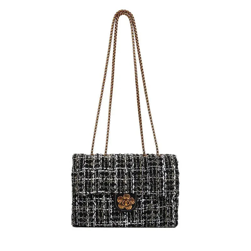 Bolso acolchado asa de cadena