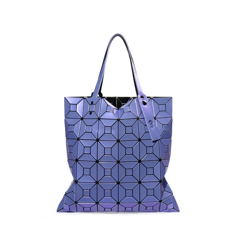 Geometric pattern tote bag The Store Bags blue color 