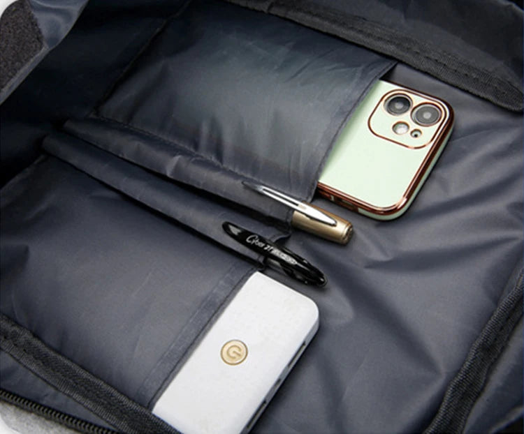 Backpack With Locking Zippers