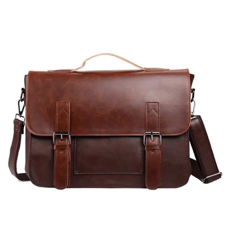 Black Leather 15 inch Bag The Store Bags Dark Brown
