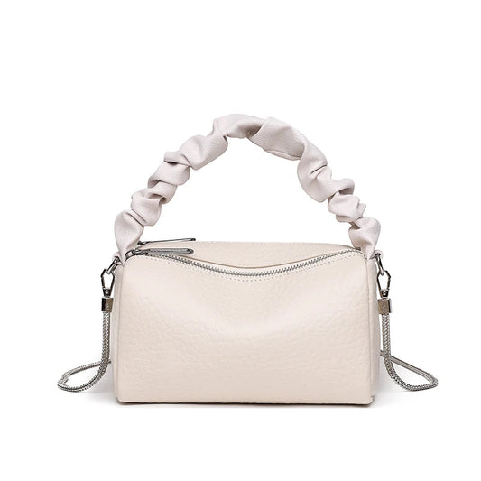 Square Leather Shoulder Bag The Store Bags Beige