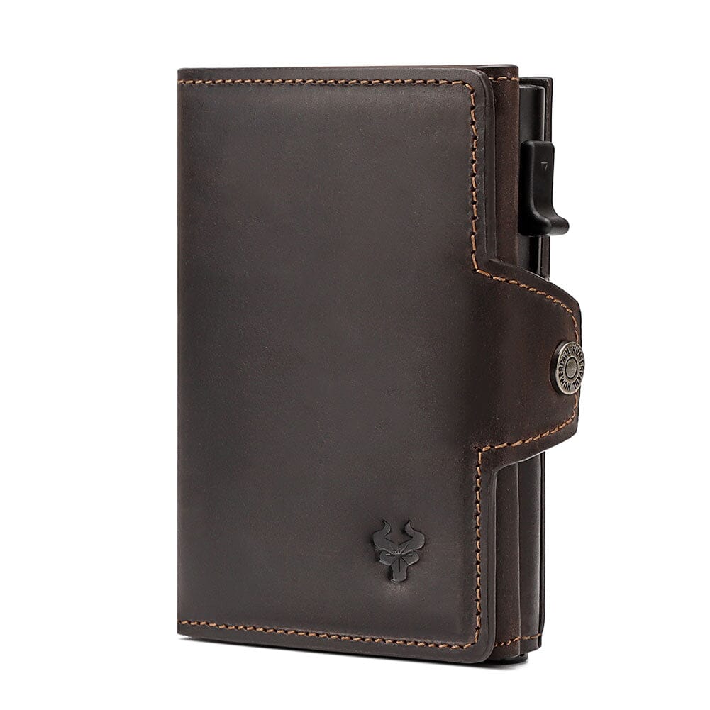 Tactical Leather Wallet For Men The Store Bags coffee