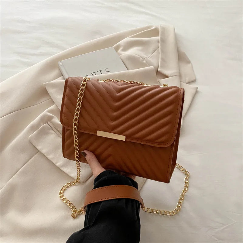 Bolso acolchado cadena