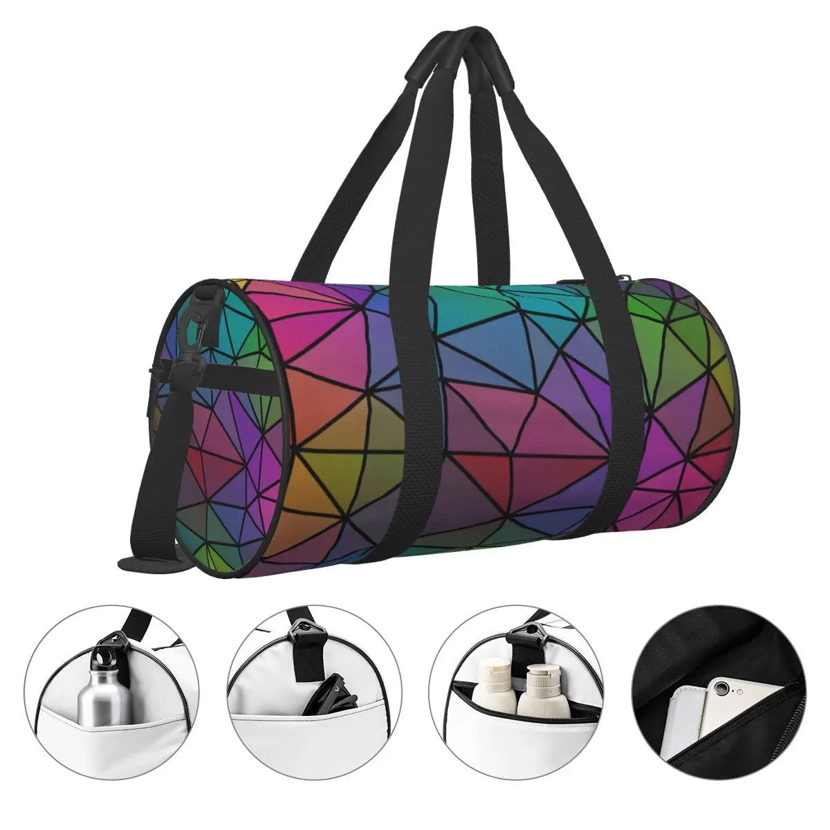 Duffle Geometric Bag