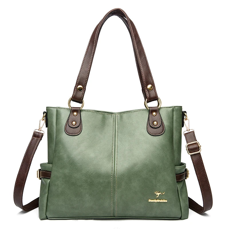 Bolso tote de cuero de 13 pulgadas para mujer
