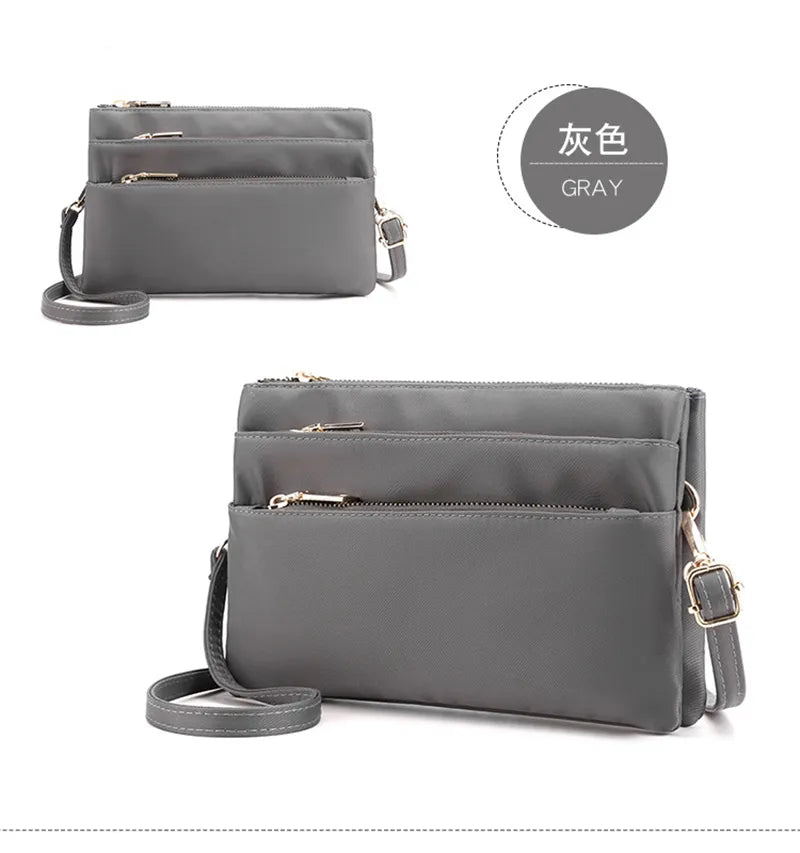 Double Zip Crossbody Purse The Store Bags