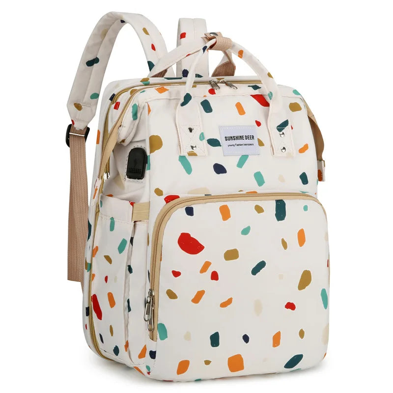 Diaper Bag With Built In Changing Station