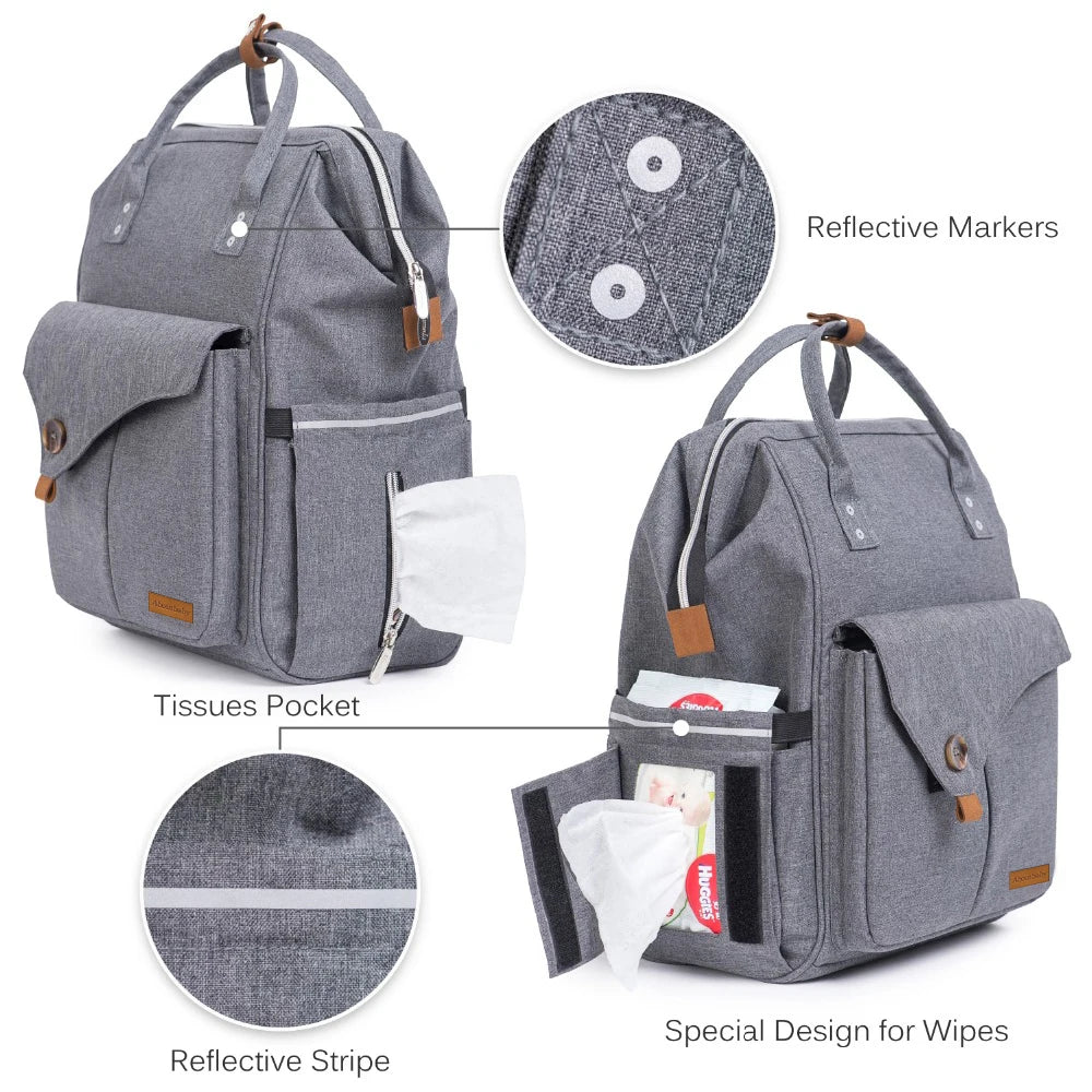 Unisex Diaper Bag Backpack