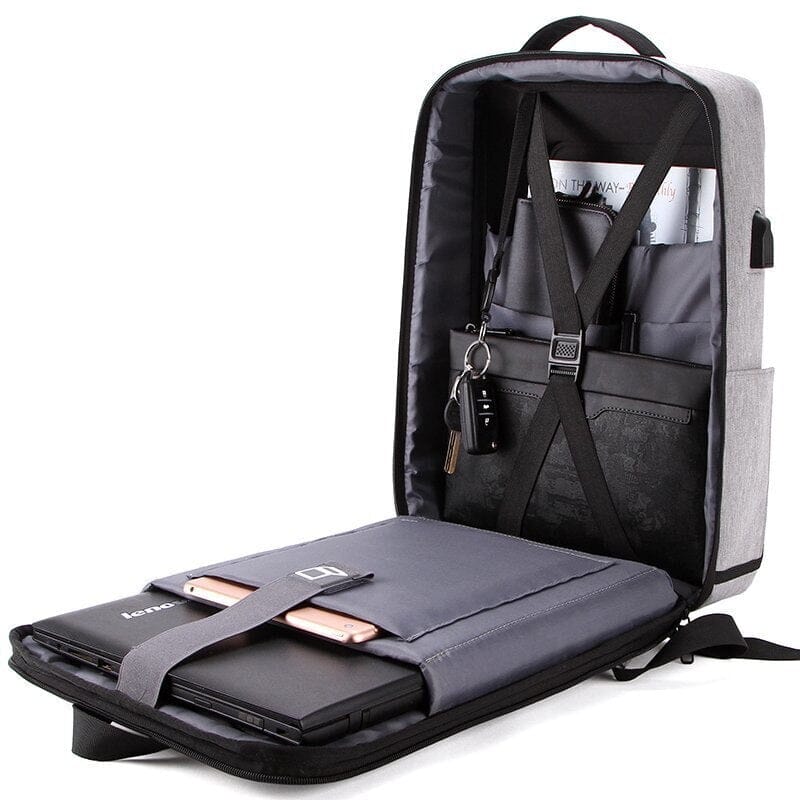 Anti Theft Waterproof Backpack With USB Charger The Store Bags