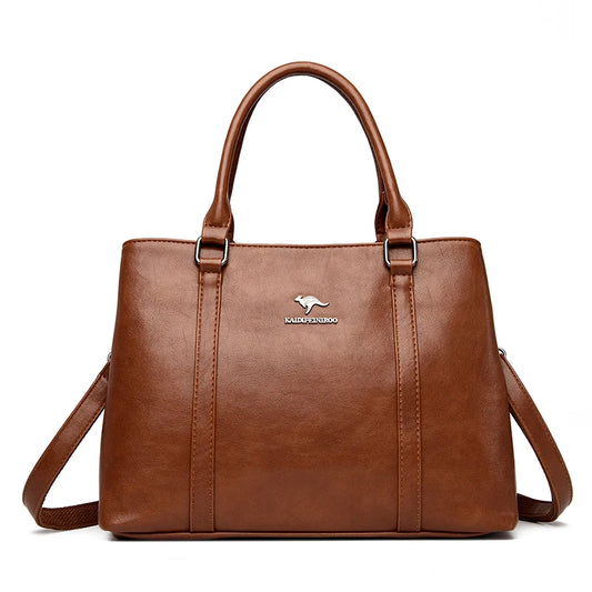 Bolso tote mujer piel negro