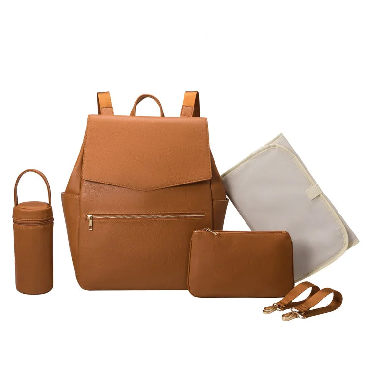 Faux Leather Diaper Backpack The Store Bags
