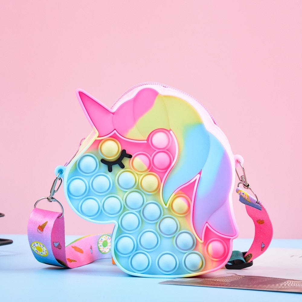 Unicorn Pop it Fidget Purse The Store Bags 3