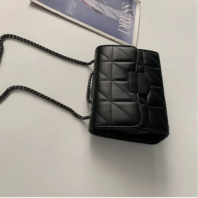 Quilted Crossbody Bag With Chain The Store Bags 