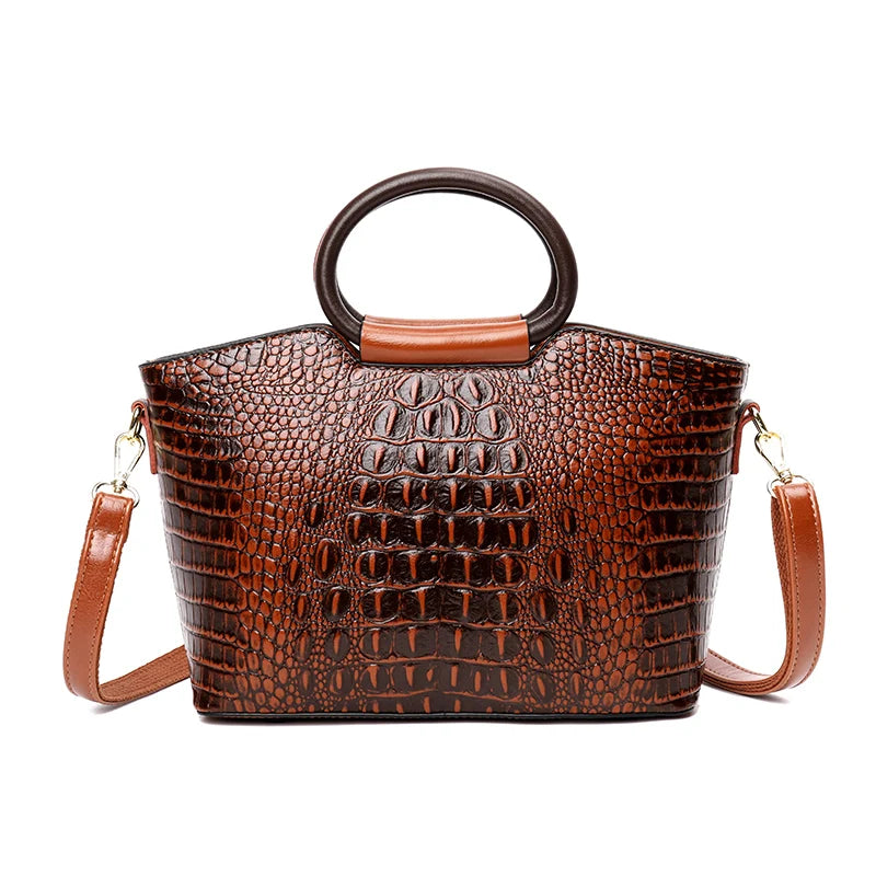Embossed Leather Tote The Store Bags Yellow