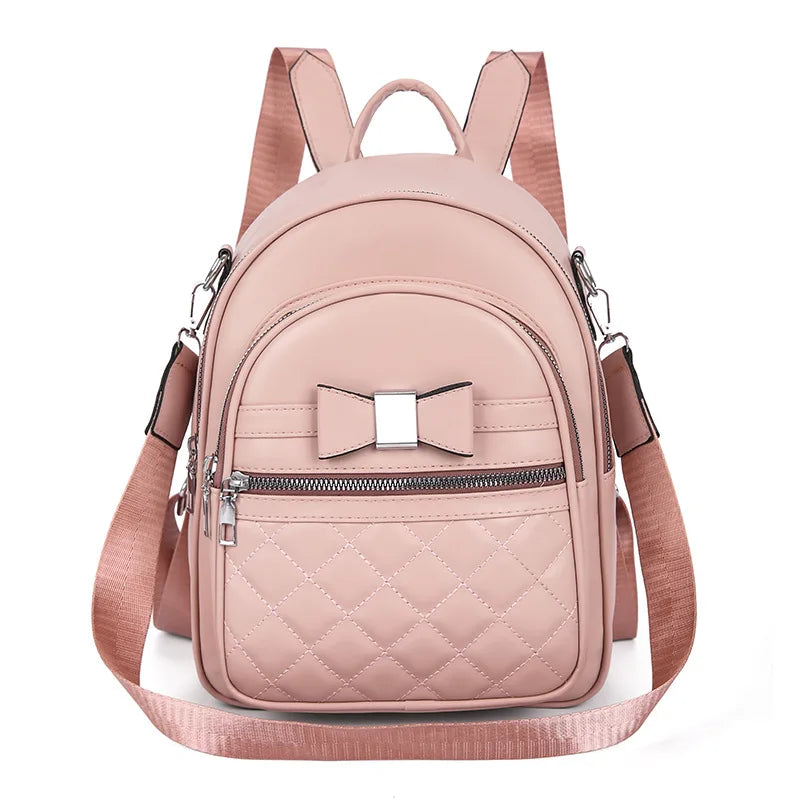 Bolso mochila cuero mujer