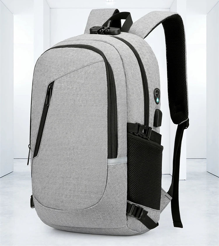 Backpack With Locking Zippers