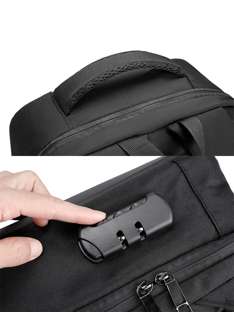 Anti Theft Laptop Backpack With USB Charger Black The Store Bags
