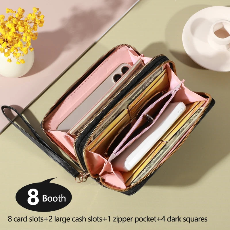 Zip Around Wallet Purse