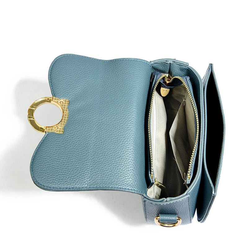 Round Leather Shoulder Bag The Store Bags