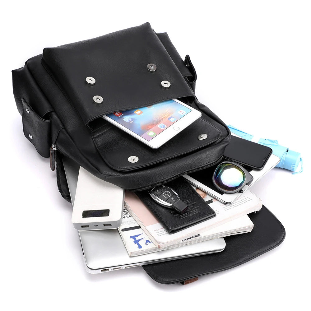 Laptop Backpack 15.6 inch Leather The Store Bags