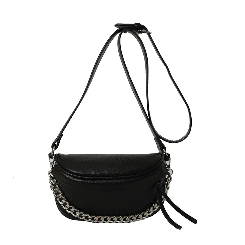 Cross Shoulder Fanny Pack ERIN The Store Bags black