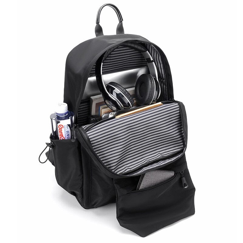 Nylon USB Charger Waterproof Travel Backpack The Store Bags