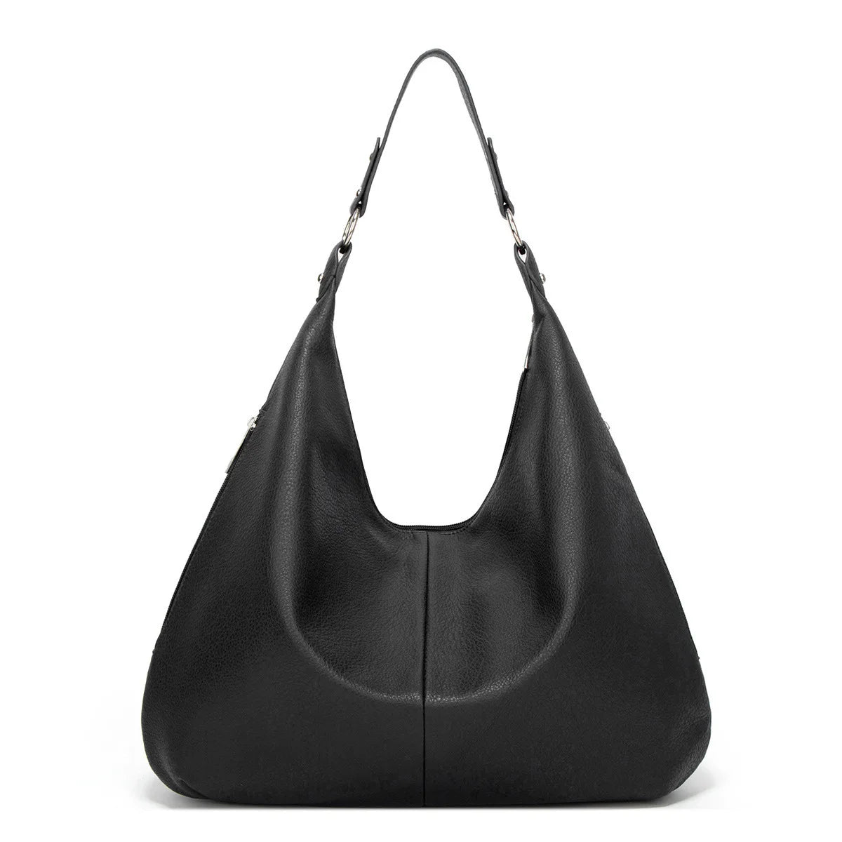 Black Leather Hobo Shoulder Bag The Store Bags B Black