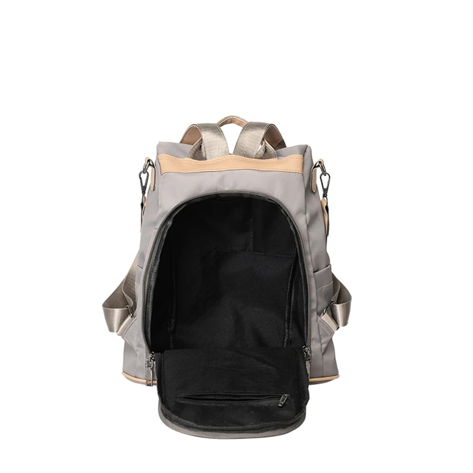 Bolso mochila casual antirrobo mujer
