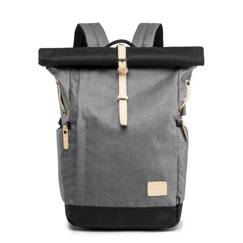 Roll Top USB Port 15.6 Inch Backpack The Store Bags