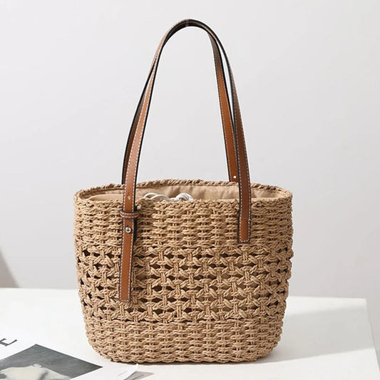 Woven Rattan Purse The Store Bags
