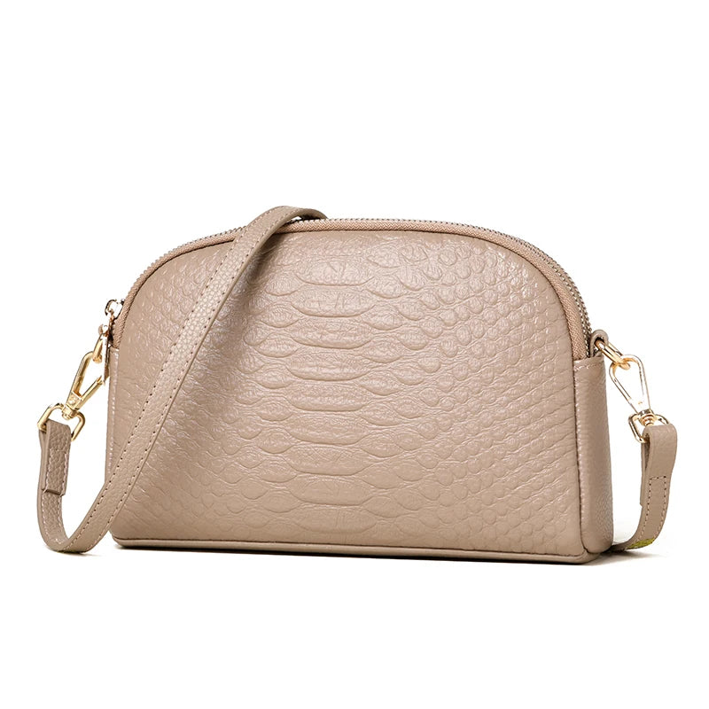 Leather Embossed Purse The Store Bags Khaki Shoulder bag 