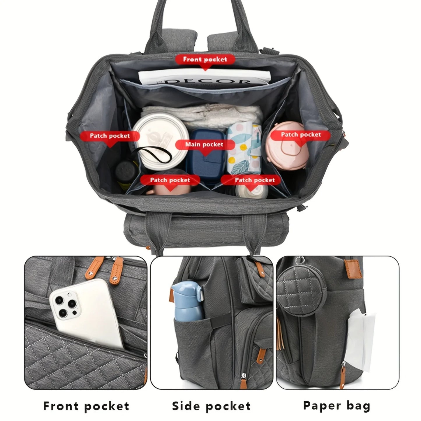 Mochila pañales