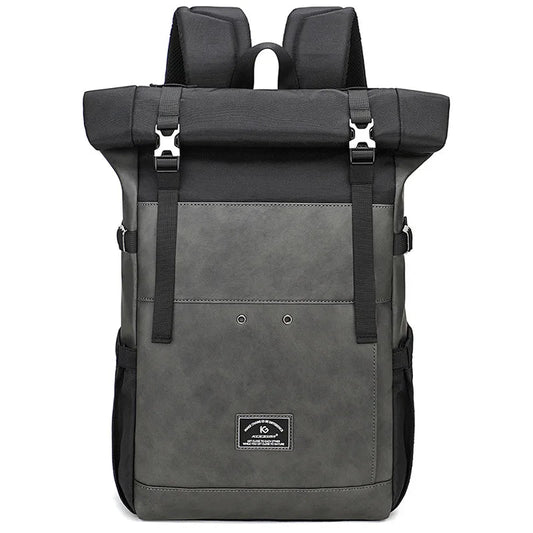 15.6 Laptop Roll Top Backpack The Store Bags Gray