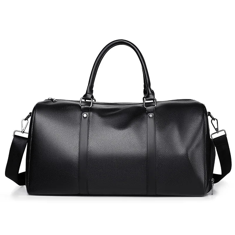 Leather Gym Bag With Shoe Compartment The Store Bags Black