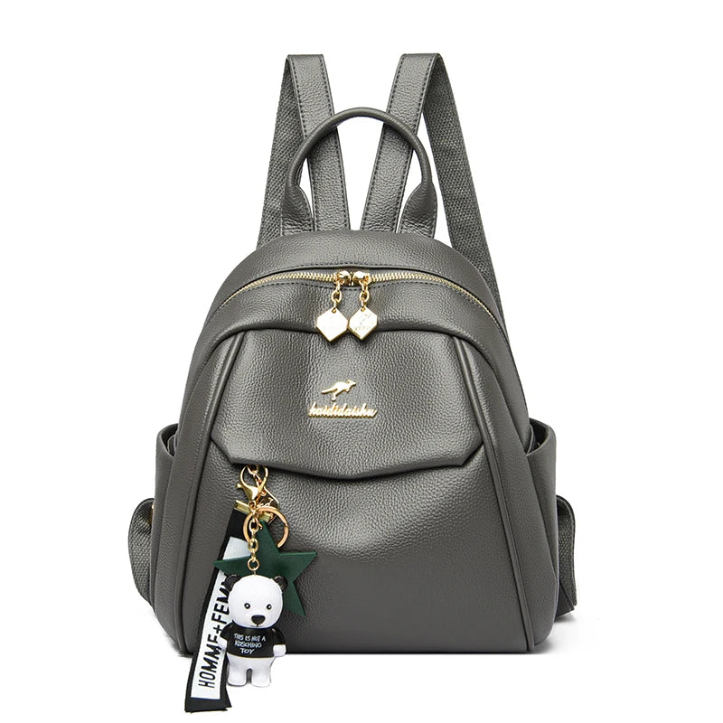 Mochila pequeña cuero mujer