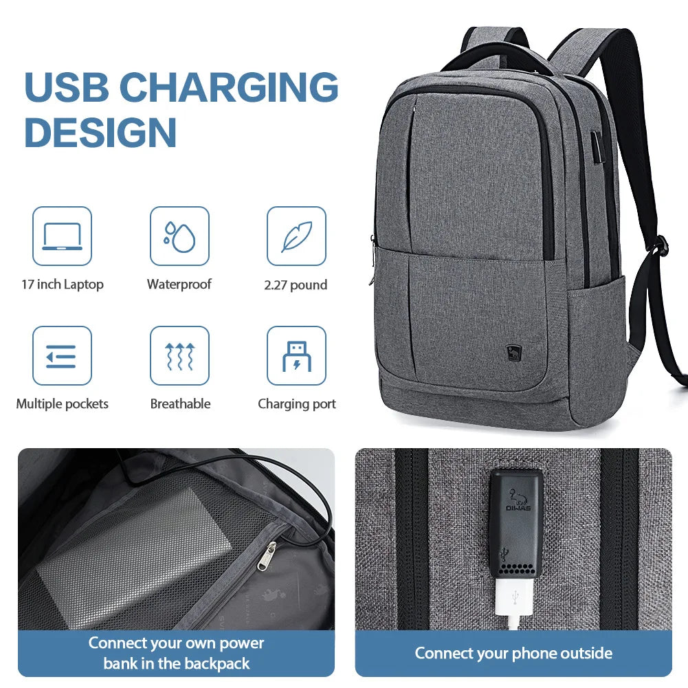 17.3 inch Laptop Space Backpack Women