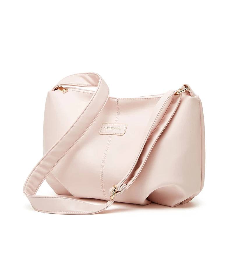 White Leather Shoulder Bag The Store Bags