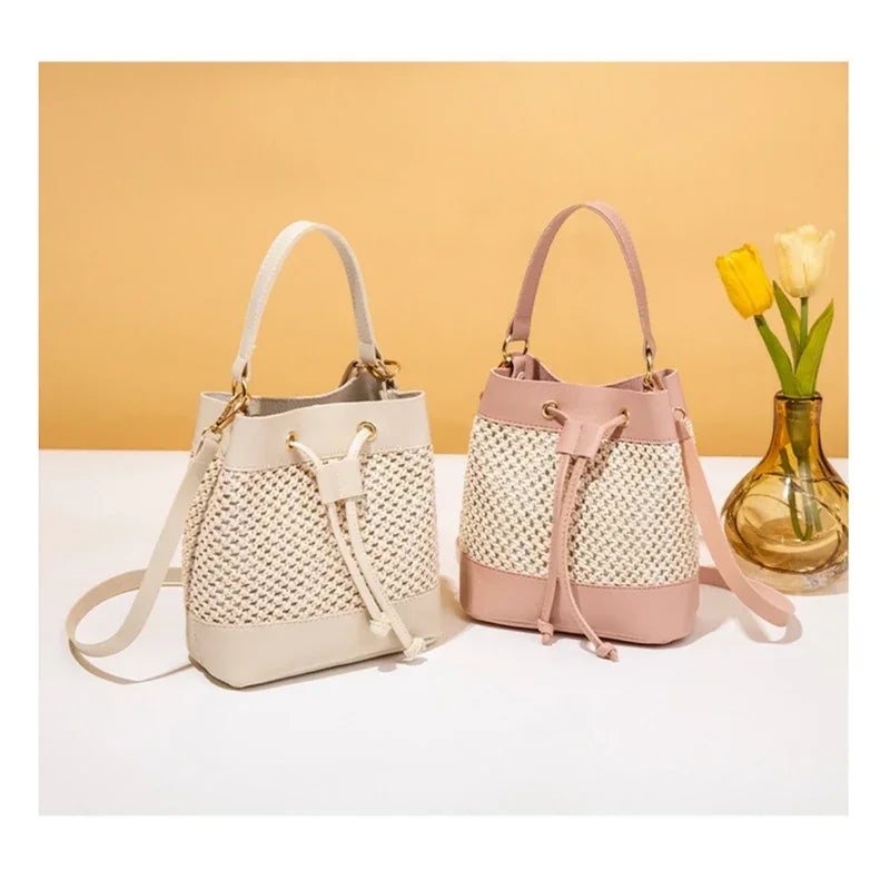 Straw Box Bag