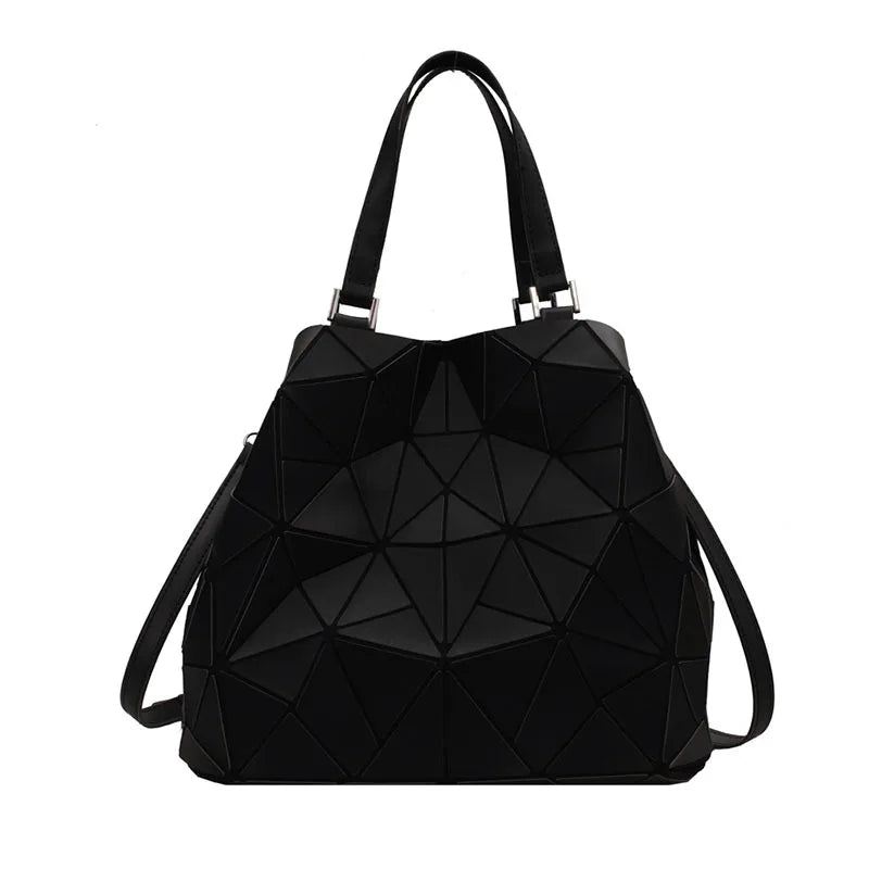 Silver Geometric Bag